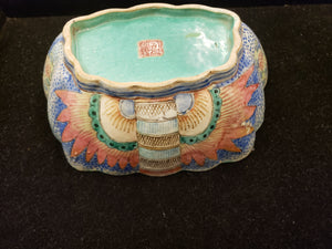 Qing famille rose butterfly bowl