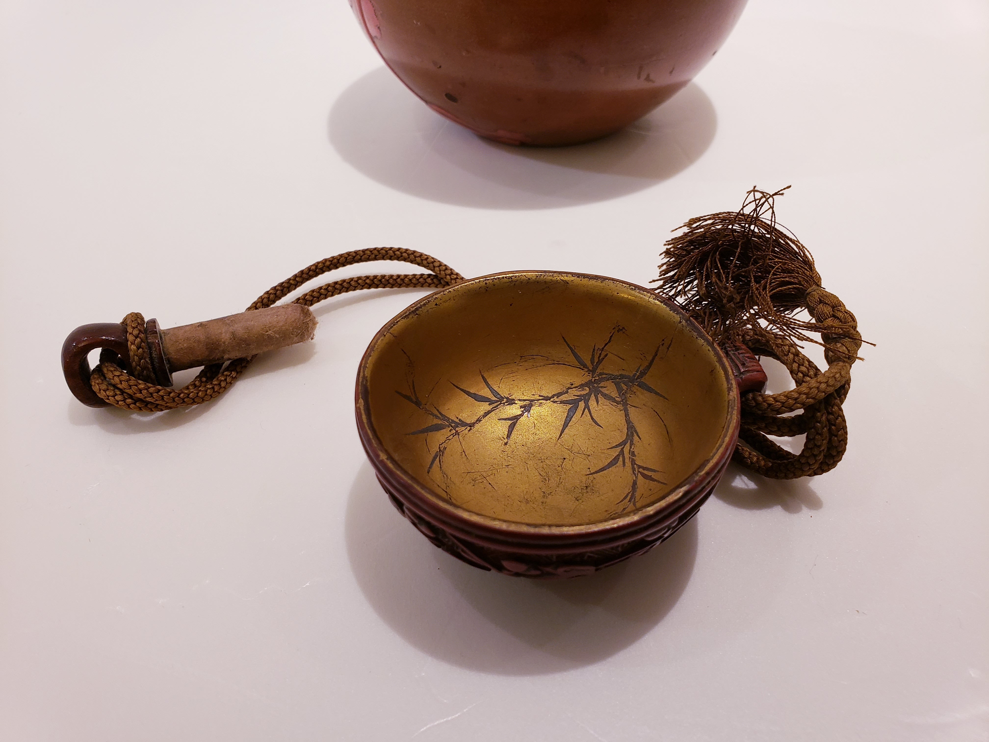 Wooden Flask with Cup