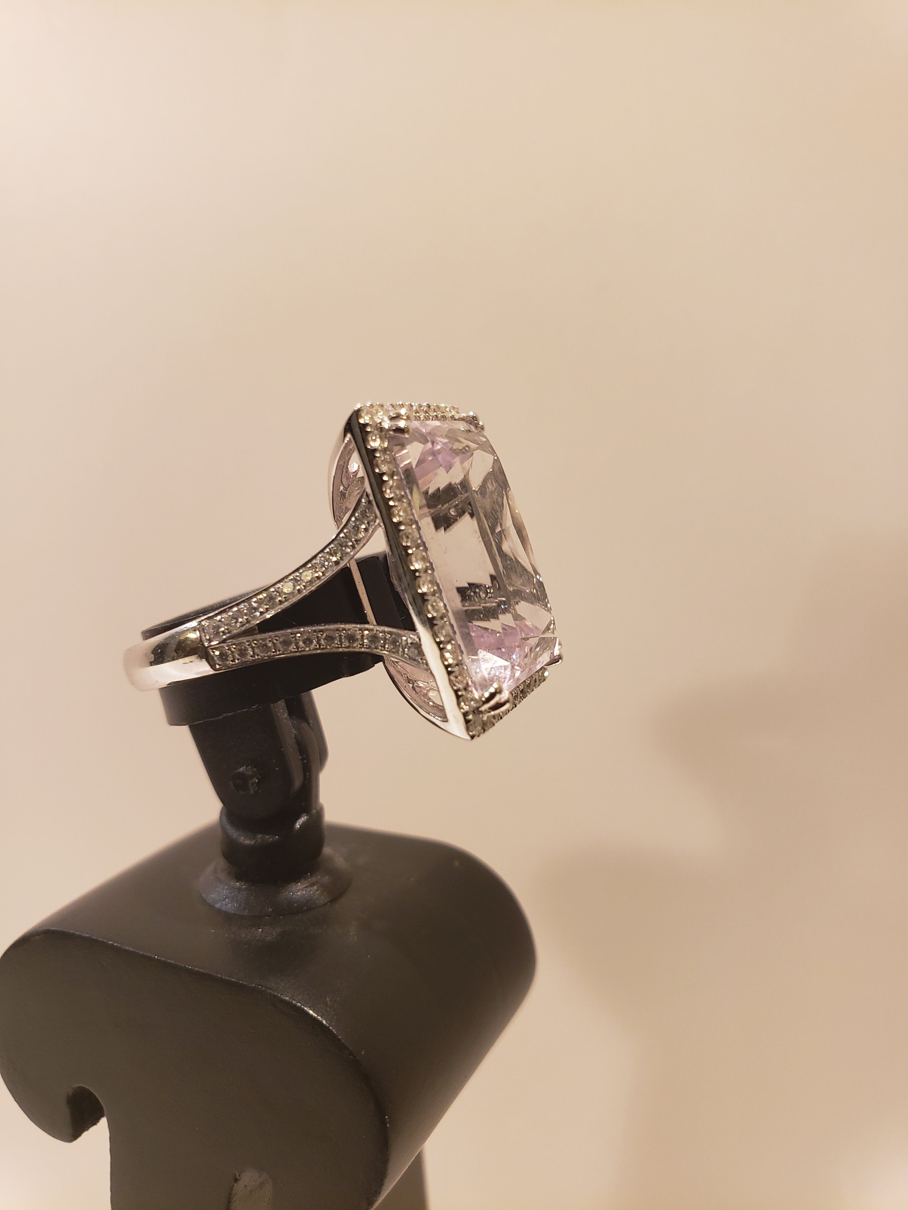 Purple Kunzite Ring