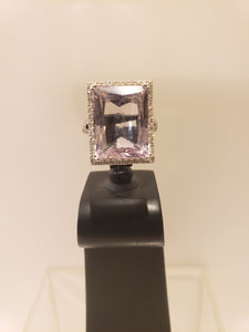 Purple Kunzite Ring