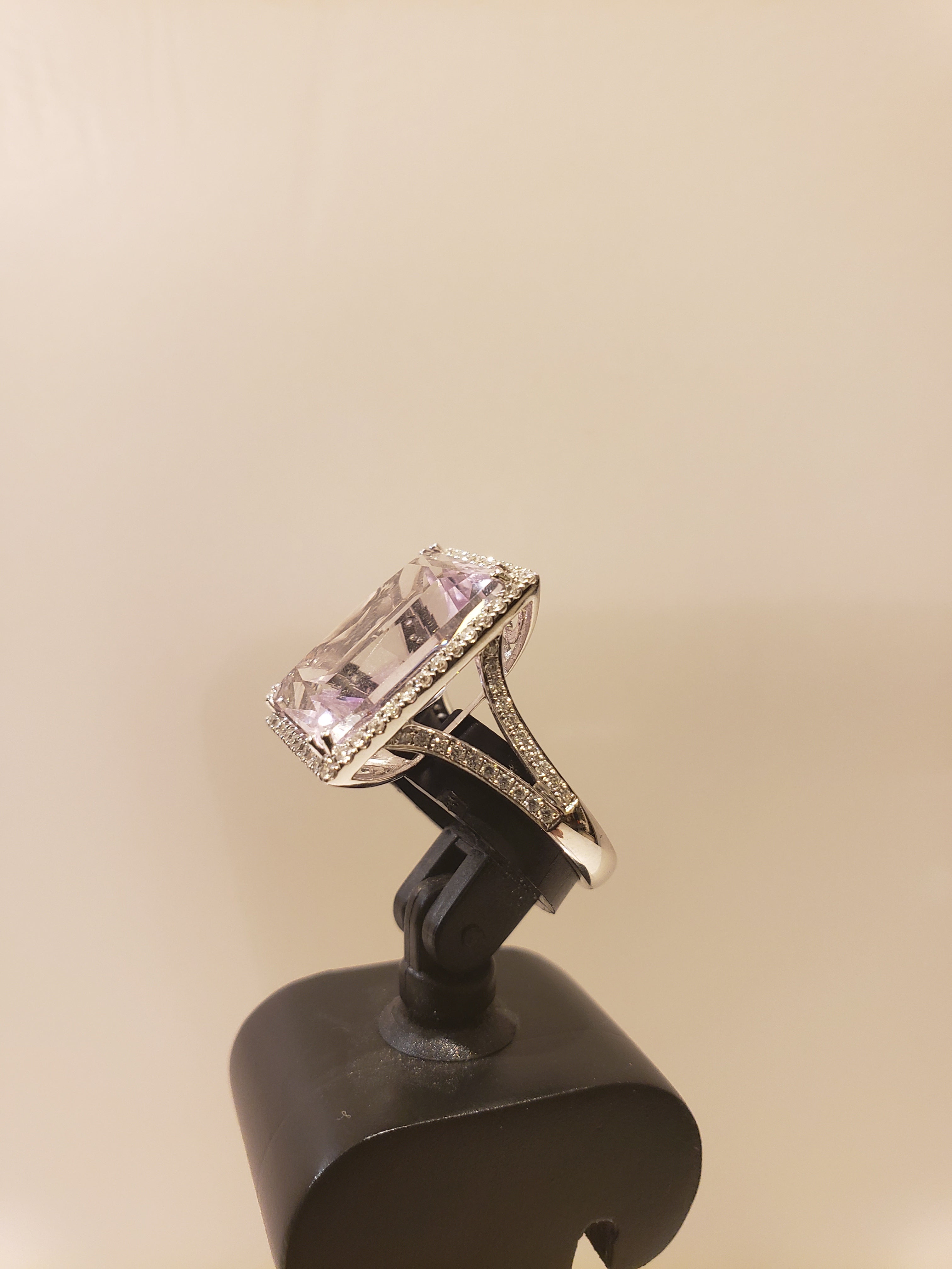 Purple Kunzite Ring