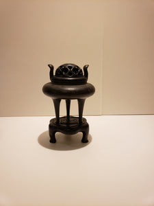 18th century incense burner with stand