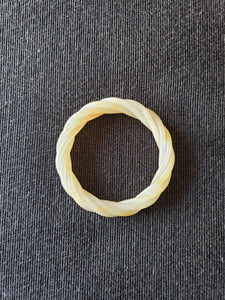 Ming dynasty white jade bangle 和田白玉手鐲(明代)