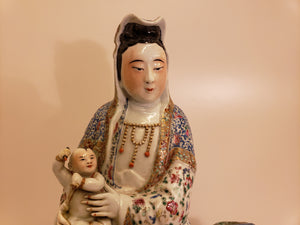 19th century kwan yin statue